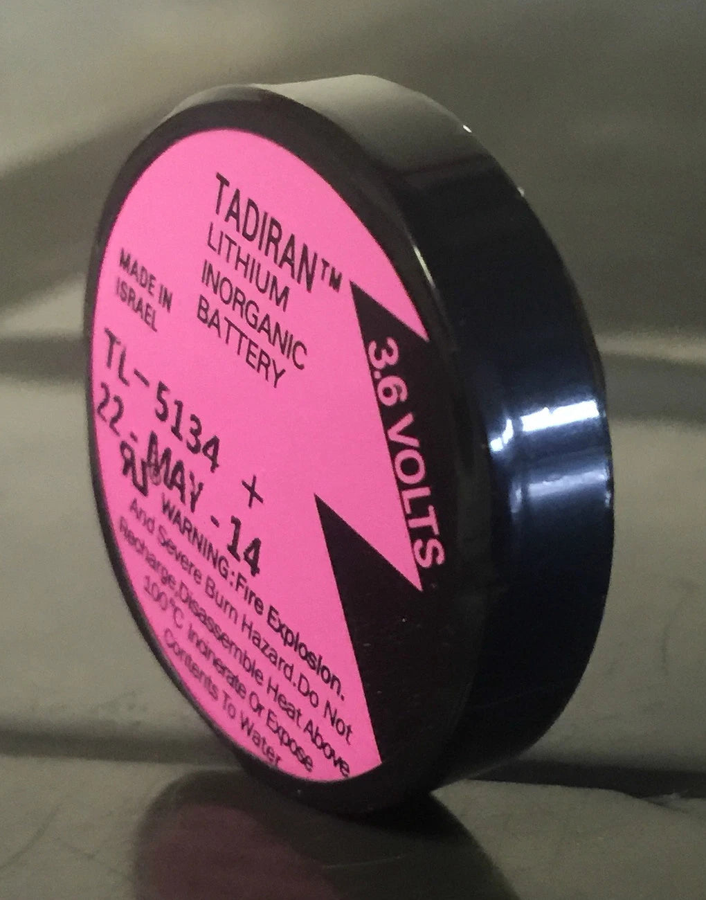 Brand New Tadiran TL-5134 3.6V 1000mAh 1/10D Lithium Battery TL-5134/P, MFG:2020