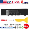 F62G0 38Wh Battery For Dell Inspiron 13 7000 7370 7373 7380 7386 5370 P83G P87G