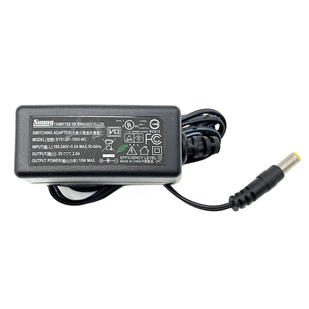 NEW Genuine AC Switching Power Supply Adapter Sunny SYS1381-1005-W2 5V 2A 10W