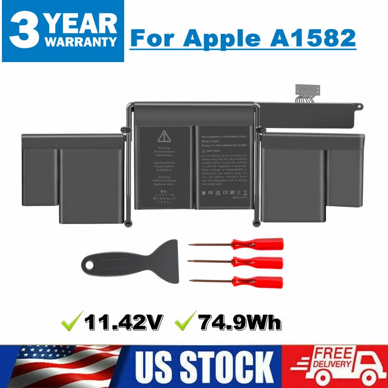 A1582 A1493 Battery For Apple MacBook Pro Retina 13" A1502 Mid 2014 Early 2015