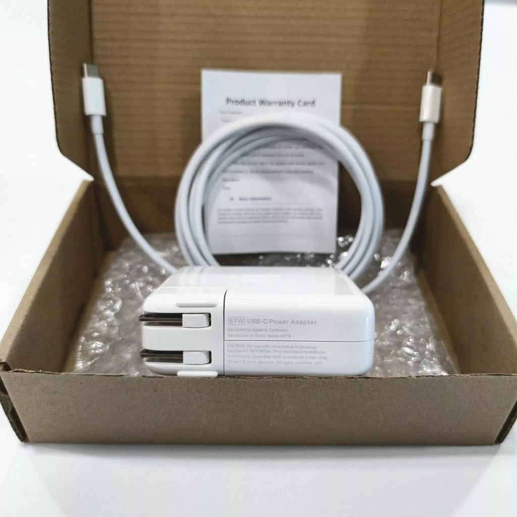 OEM 87W USB C Power Adapter Charger for Macbook Pro 15" A1707 A1919 A1990 +Cord