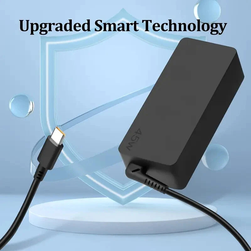45W USB-C Chromebook Charger X360 Adapter for HP Dell Lenovo Acer Asus Samsung
