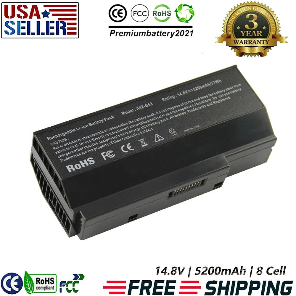 A42-G73 Battery FOR Asus G53 G53JH G53JW G53SW G53SX G73 G73JH G73JW Notebook PC