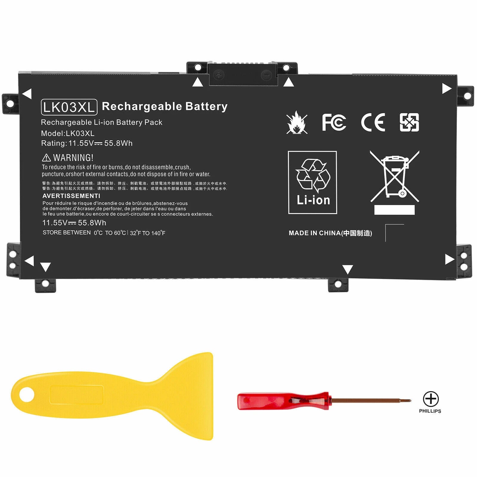 LK03XL Laptop battery for HP ENVY 17-ae1xx 17-ae002nf 15-cr0087cl 916368-421