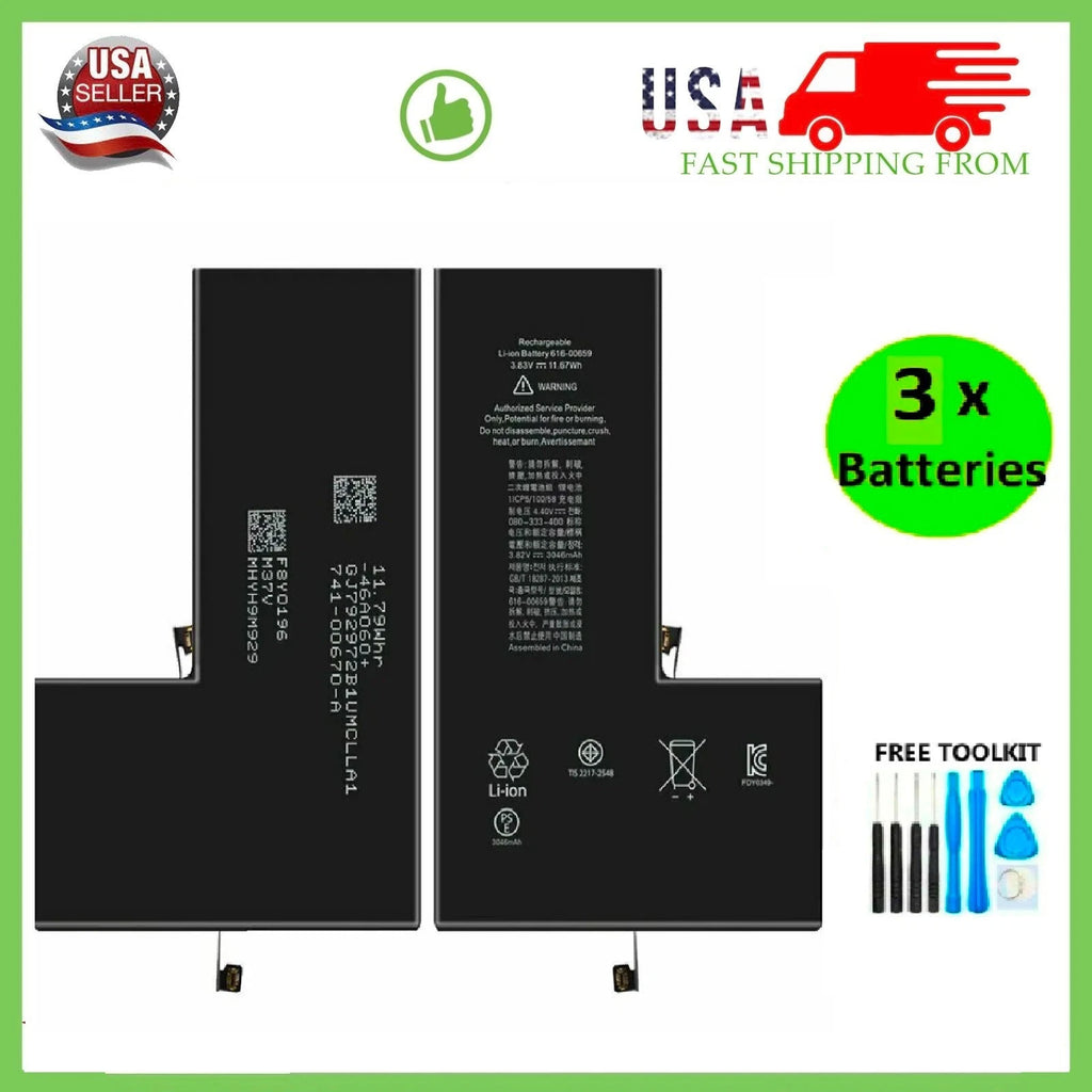 Premium Quality Replacement Internal Battery For iPhone 11/11 Pro Max + Tool LOT