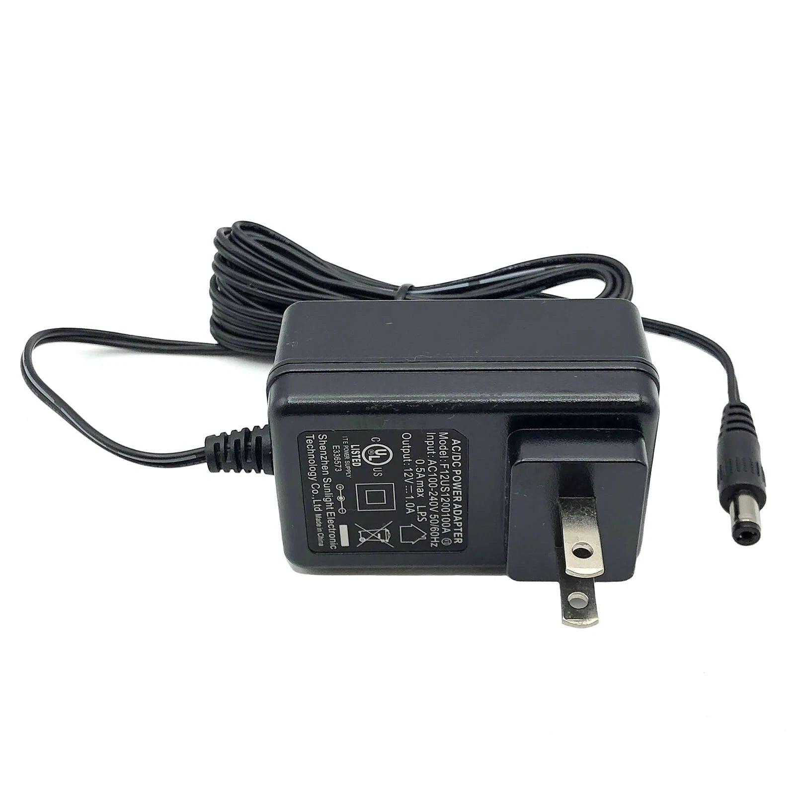 NEW Genuine Shenzhen F12US1200100A AC/DC Adapter 12V 1A 12W Power Supply