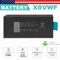 ?97Wh X8VWF Battery For Dell Latitude 14 Rugged 5404 5414 E5404 7404 7414 9 Cell