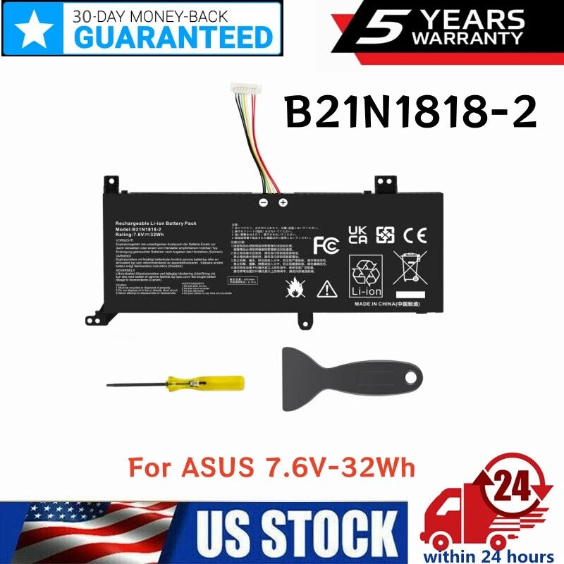 B21N1818-2 Battery for ASUS Vivobook 15 R564DA R564FA R564JA R564JA-UH51T 4cell