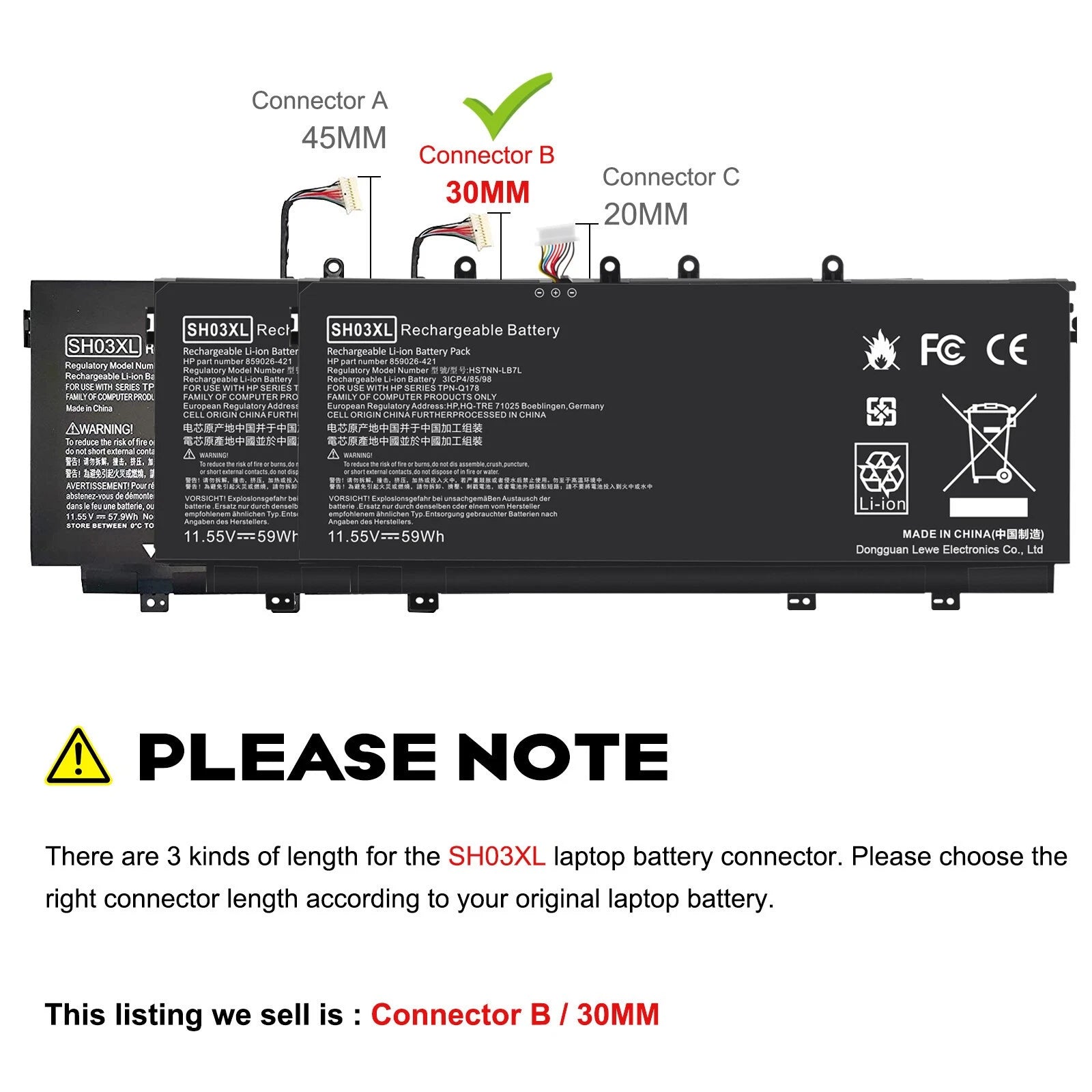 Battery SH03XL for HP Spectre X360 13 w023dx 13-w000 859026-421 859356-855 US