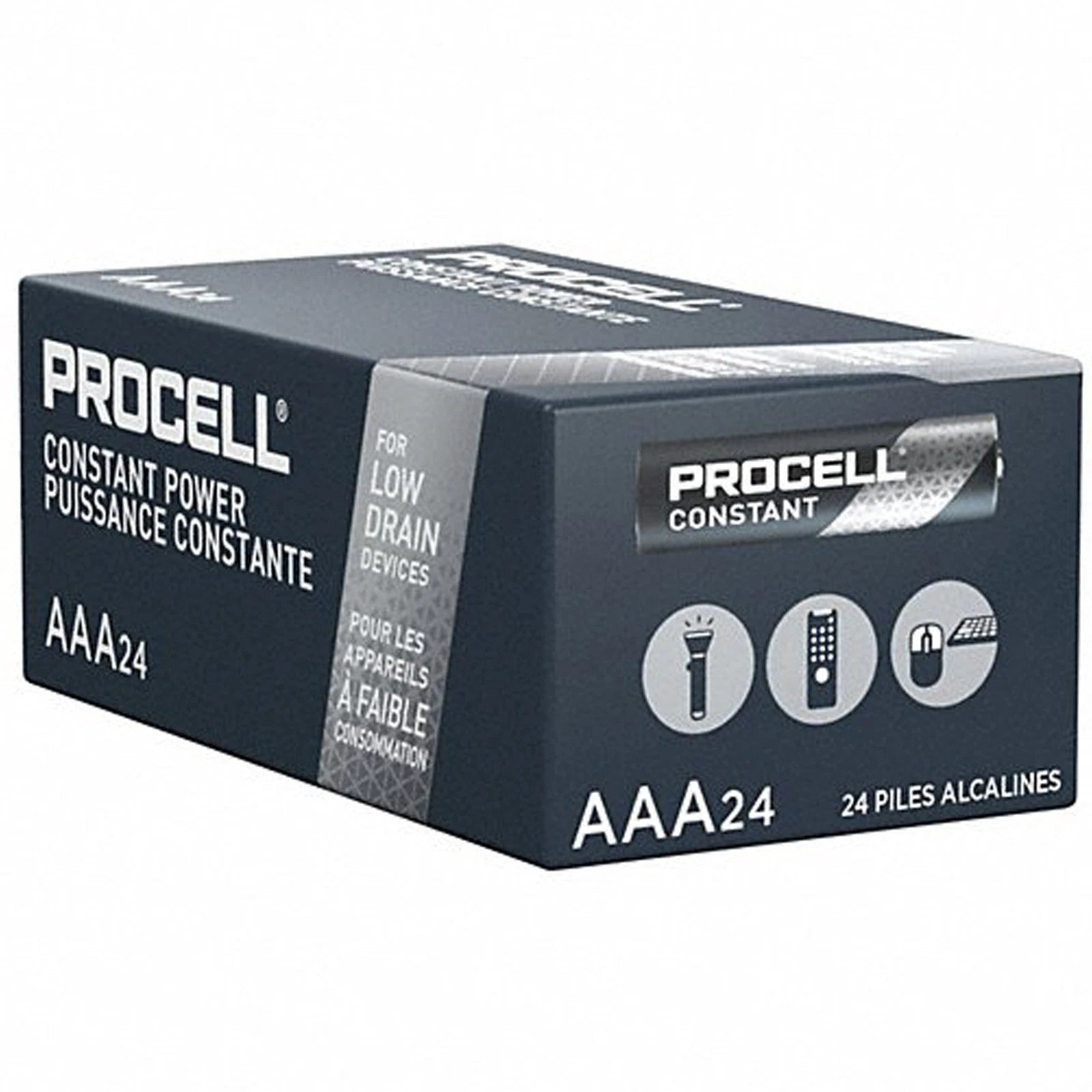 24pc Duracell PROCELL Constant Power PC2400 1.5V AAA Everyday Alkaline Batteries