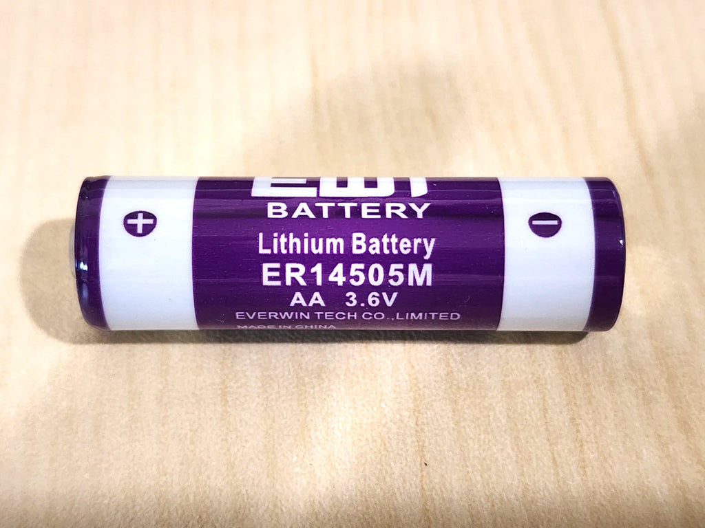 2 x EWT ER14505 AA 14505 3.6v lithium battery 2400mAH 2.4Ah Li-SOCI2 PKCELL