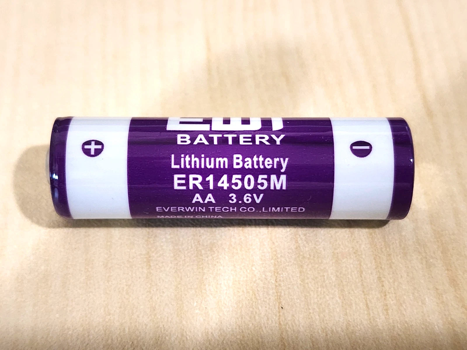 2 x EWT ER14505 AA 14505 3.6v lithium battery 2400mAH 2.4Ah Li-SOCI2 PKCELL