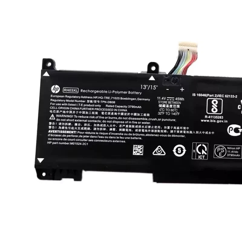 Genuine RH03XL Battery for HP ProBook 430 440 445 450 630 640 650 G8 M02027-005