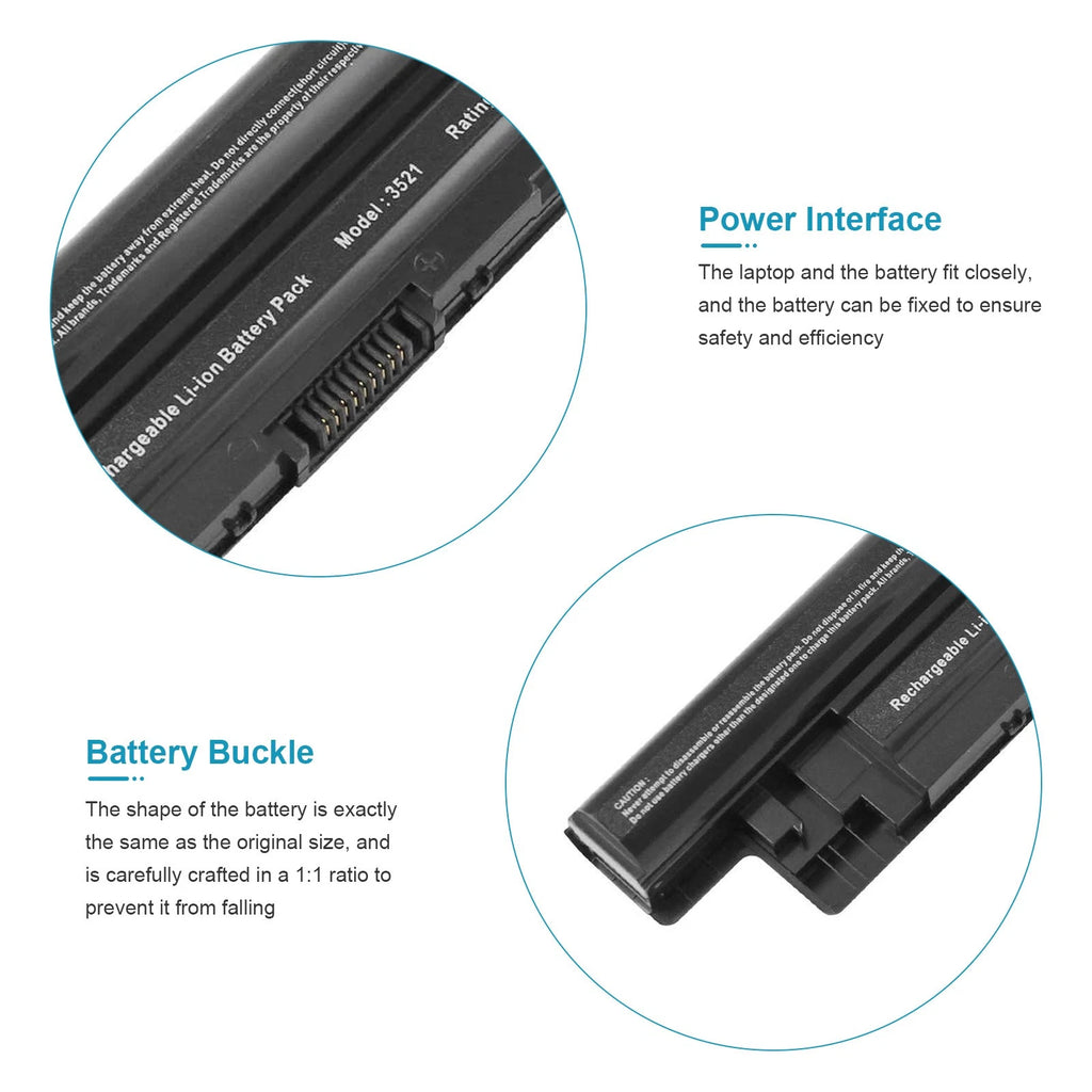 MR90Y Battery For Dell Inspiron 14 3437 3442 3443 3421 /15 3543 3521 3542 XCMRD