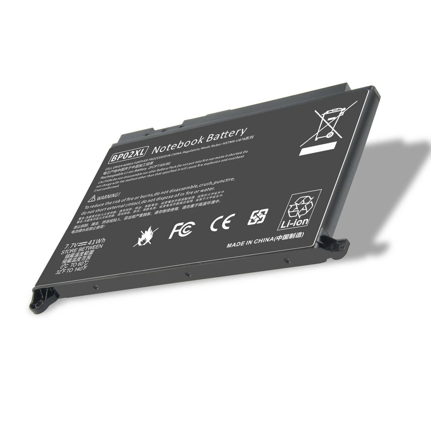 BP02XL Battery for HP Pavilion PC 15 Series 15-AU010WM 15-AU123CL 15-AW053NR New