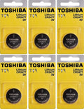 6 Toshiba CR2477 2477 Lithium Coin Cell 3V Batteries