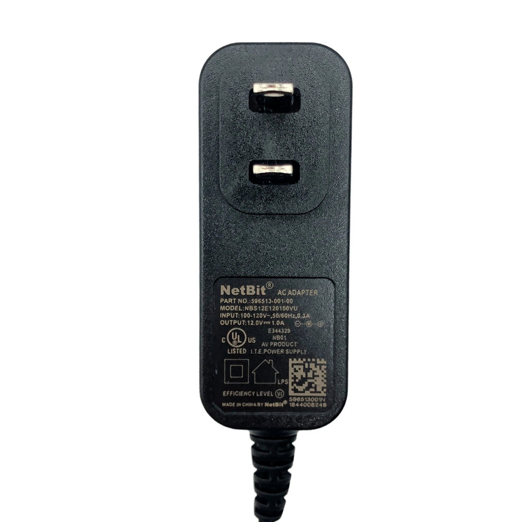 New AC Adapter NBS12E120100VU Power Supply 12V 1A 596513-001-00