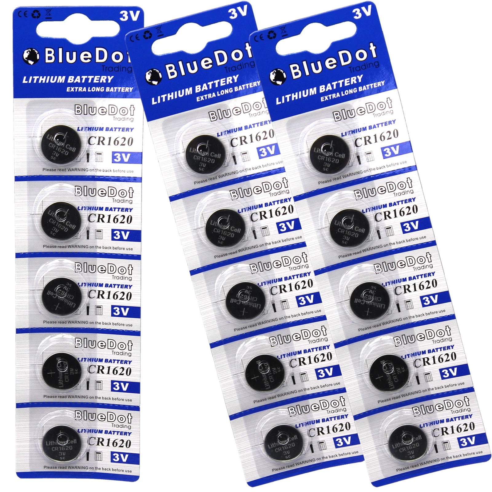 15 x CR1620 5009LC ECR1620 KCR1620 BR1620 DL1620 Cell Battery USA FAST SHIP!!!
