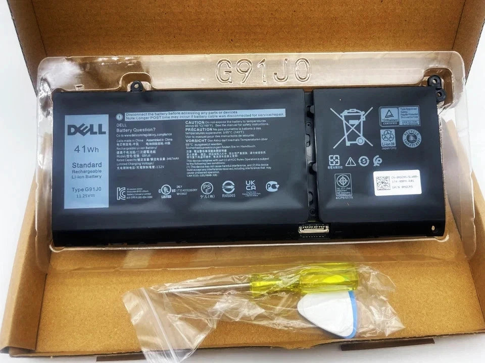 Genuine G91J0 Battery For Dell Latitude 3320 3420 3520 Inspiron 14 5410 5415 OEM