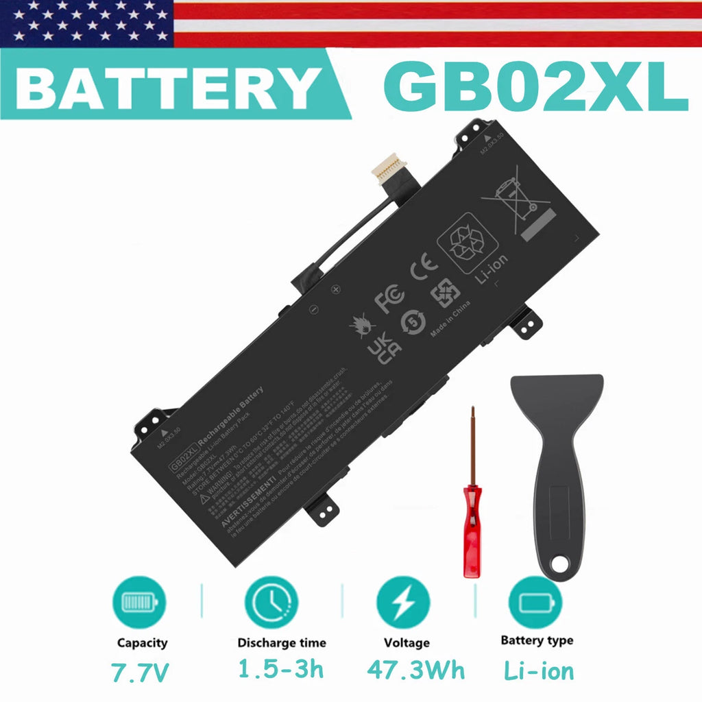 GB02XL Battery for HP Chromebook 14-Db0033Nb 14-Db0040Nr 14-Db0041Wm 14-Db0042Wm