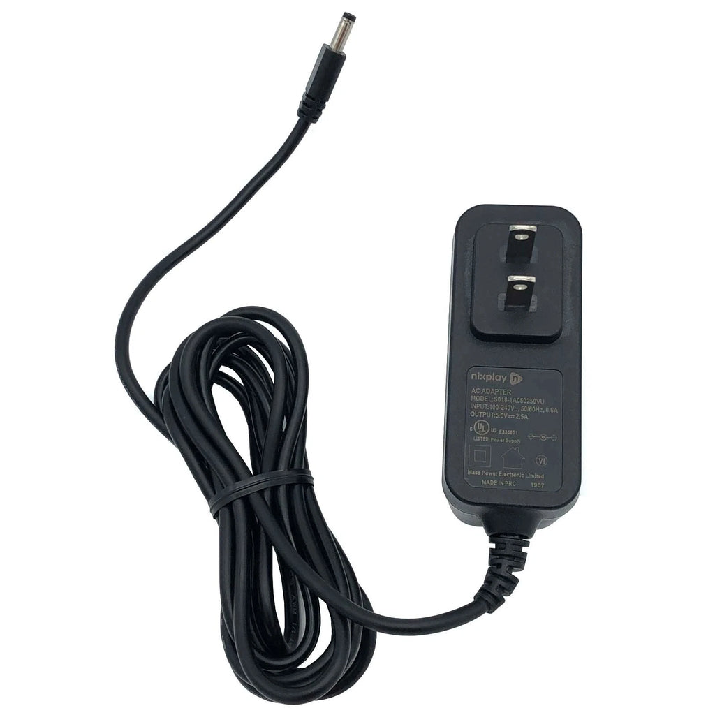 NEW Genuine Nixplay 5V Adapter Charger for Wi-Fi Digital Frame W10G W08F W10K