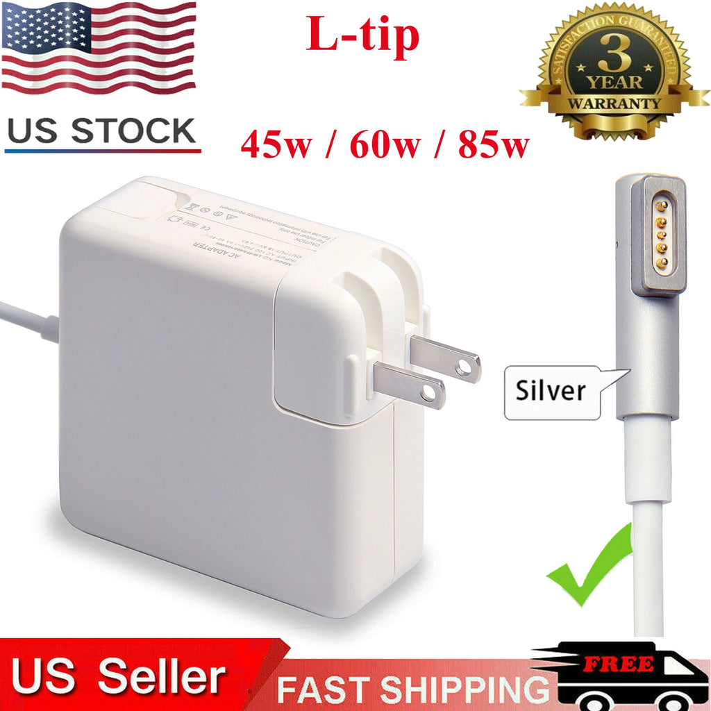 L tip Charger For Apple Macbook Air Pro 11" 13" AC Power Adapter Mag 1 2008-2012