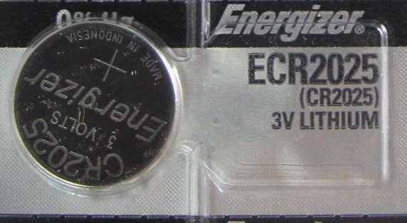 1 CR2025 2025 Energizer 3V Battery