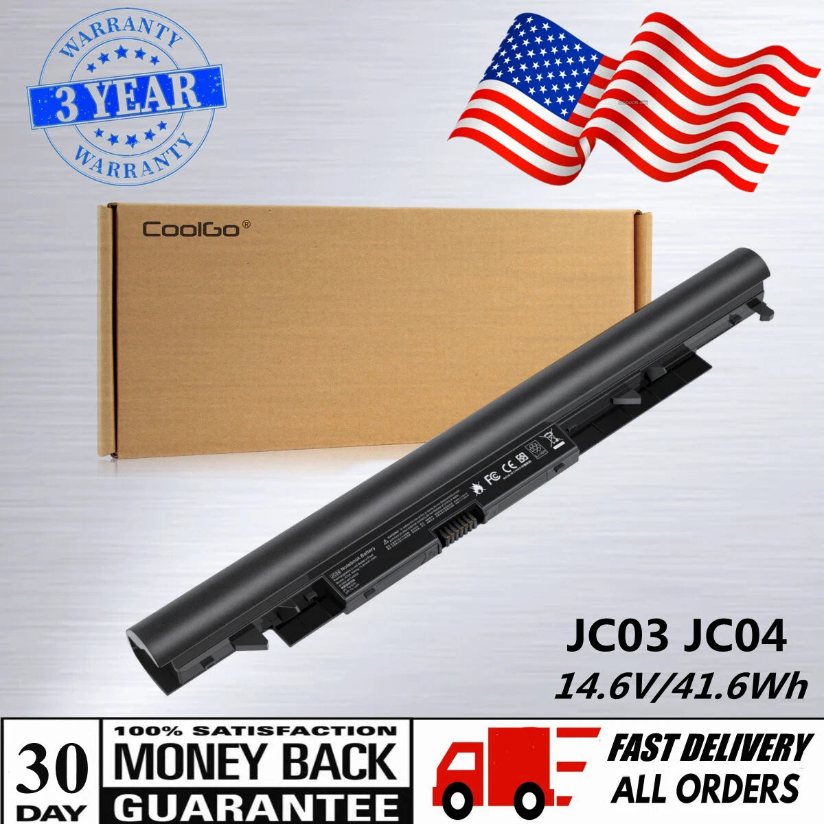 JC03 JC04 Battery For HP 919700-850 HSTNN-PB6Y HSTNN-LB7V 919701-850 2LP34AA