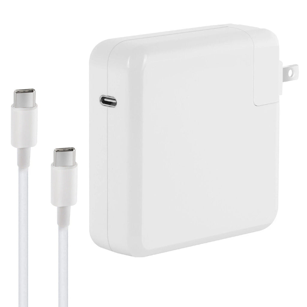 96W USB-C Mac Book Pro Charger Type C AC Adapter Power Supply +CABLE White/Black