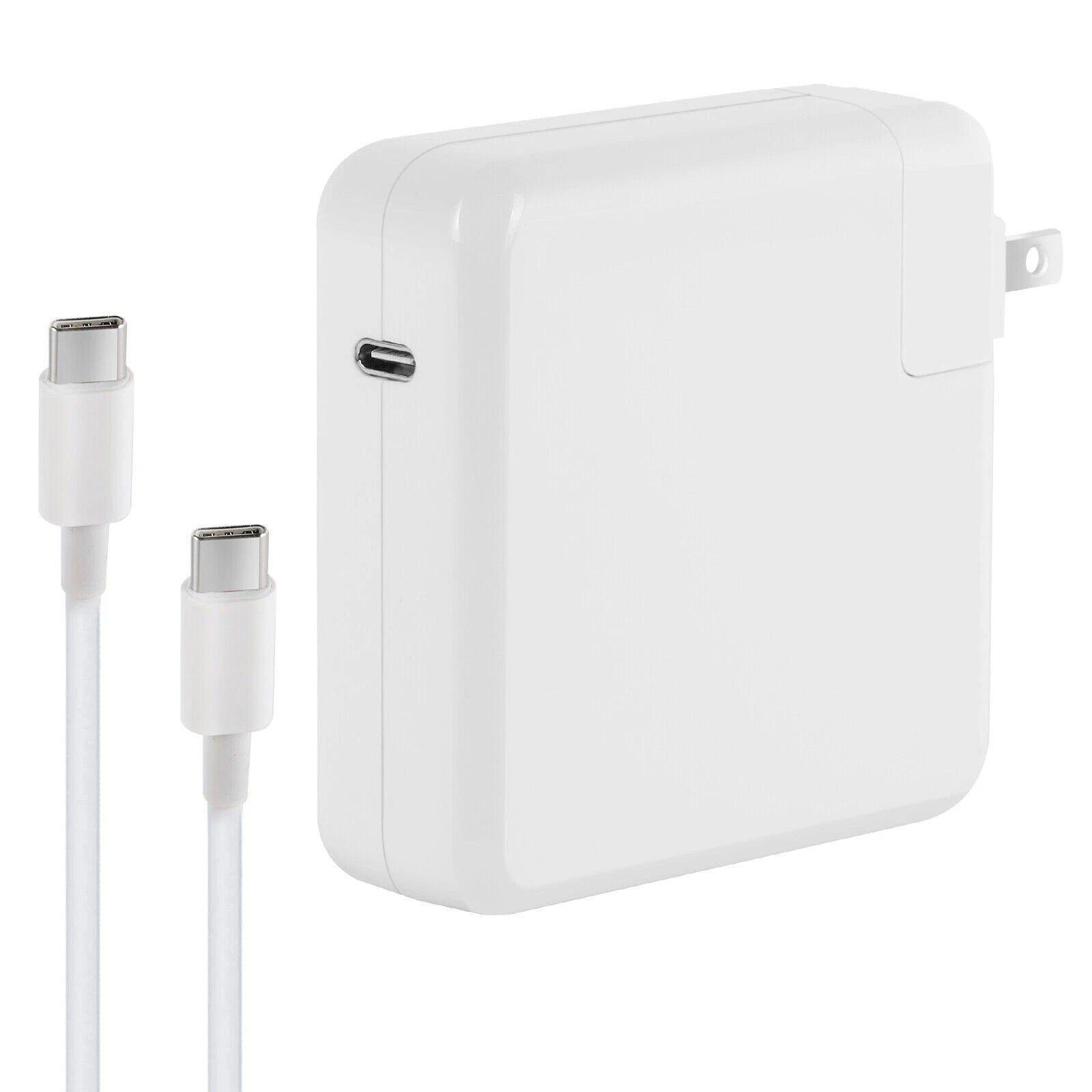96W USB-C Mac Book Pro Charger Type C AC Adapter Power Supply +CABLE White/Black