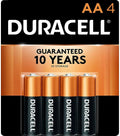 Duracell - CopperTop AA Alkaline Batteries - Long Lasting, All-Purpose Double...