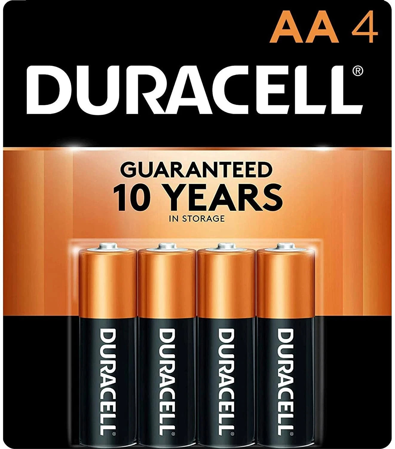 Duracell - CopperTop AA Alkaline Batteries - Long Lasting, All-Purpose Double...
