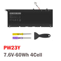 ?Battery PW23Y For Dell Dell XPS 13 9360 13-9360-D1605G Series RNP72 0TP1GT 60Wh