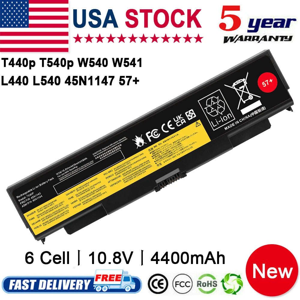 For Lenovo Battery 45N1146 45N1147 for Thinkpad L440 T540P W540 L540 57+