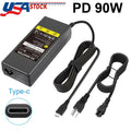 90W USB-C Type C Power Adapter Laptop Charger For Macbook HP Dell Samsung Lenovo
