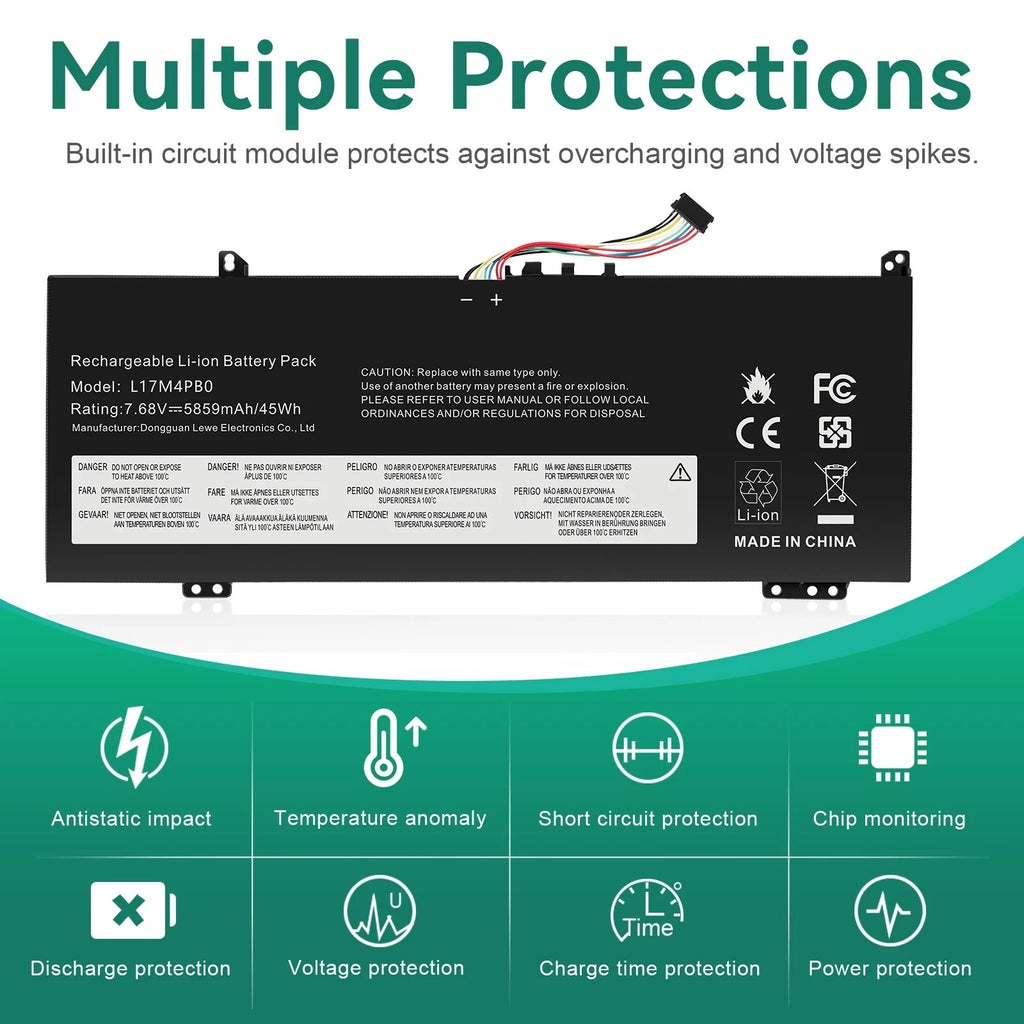 L17C4PB0 L17M4PB0 Battery for Lenovo Flex 6-14ARR 14IKB IdeaPad 530S-14ARR 15IKB