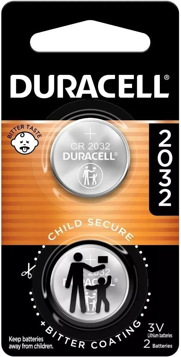 4x Pack Duracell 2032 CR2032 DL2032 CR Lithium Button Cell Battery Exp. Jan 2034