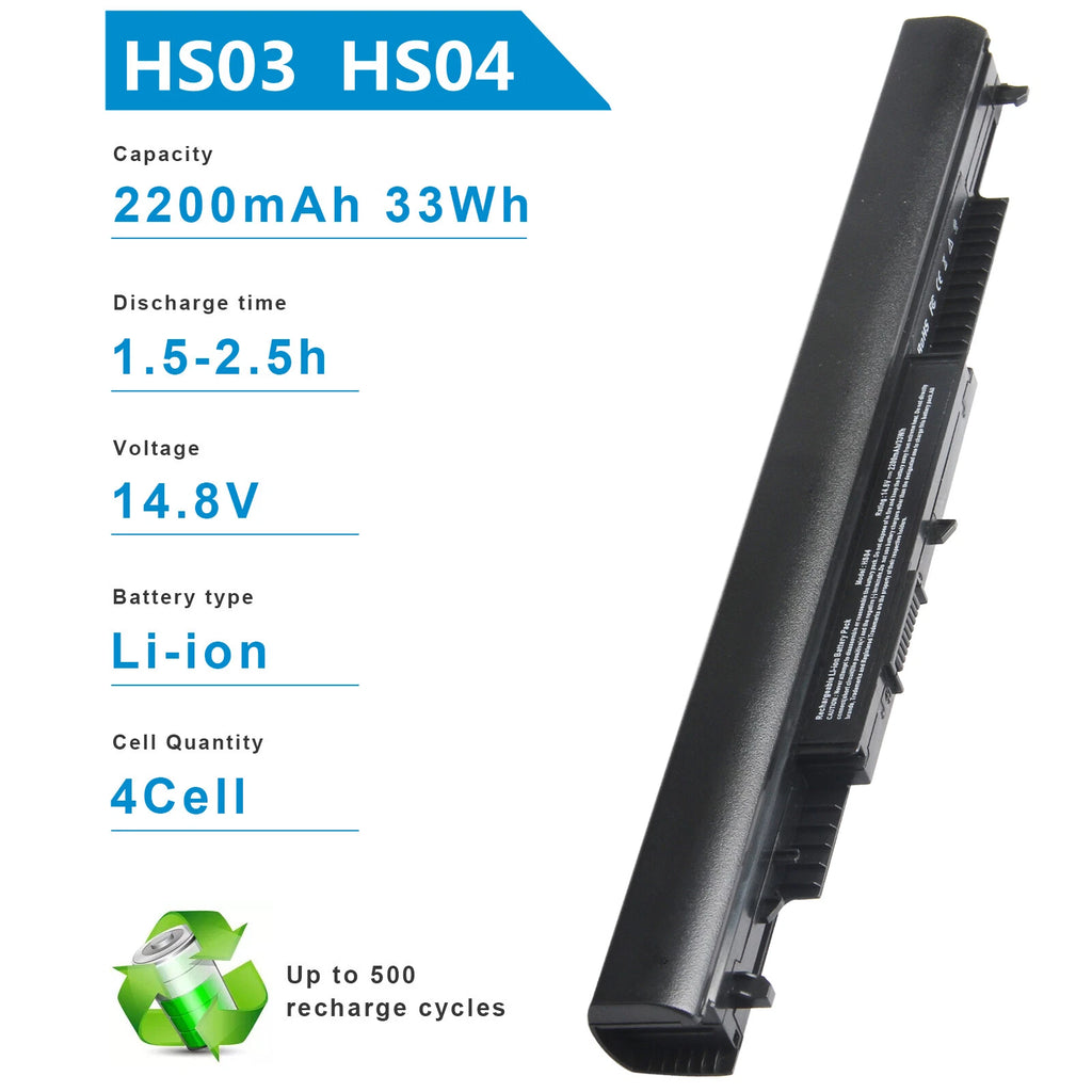 2600mAh HS04 Battery For HP 240 245 246 250 G4 G5 HS03 807957-001 807956-001