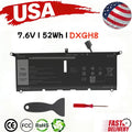 ?DXGH8 Battery For XPS 13 9370-D1605G XPS 13 9380 2019 Latitude 3301 0DXGH8 52Wh