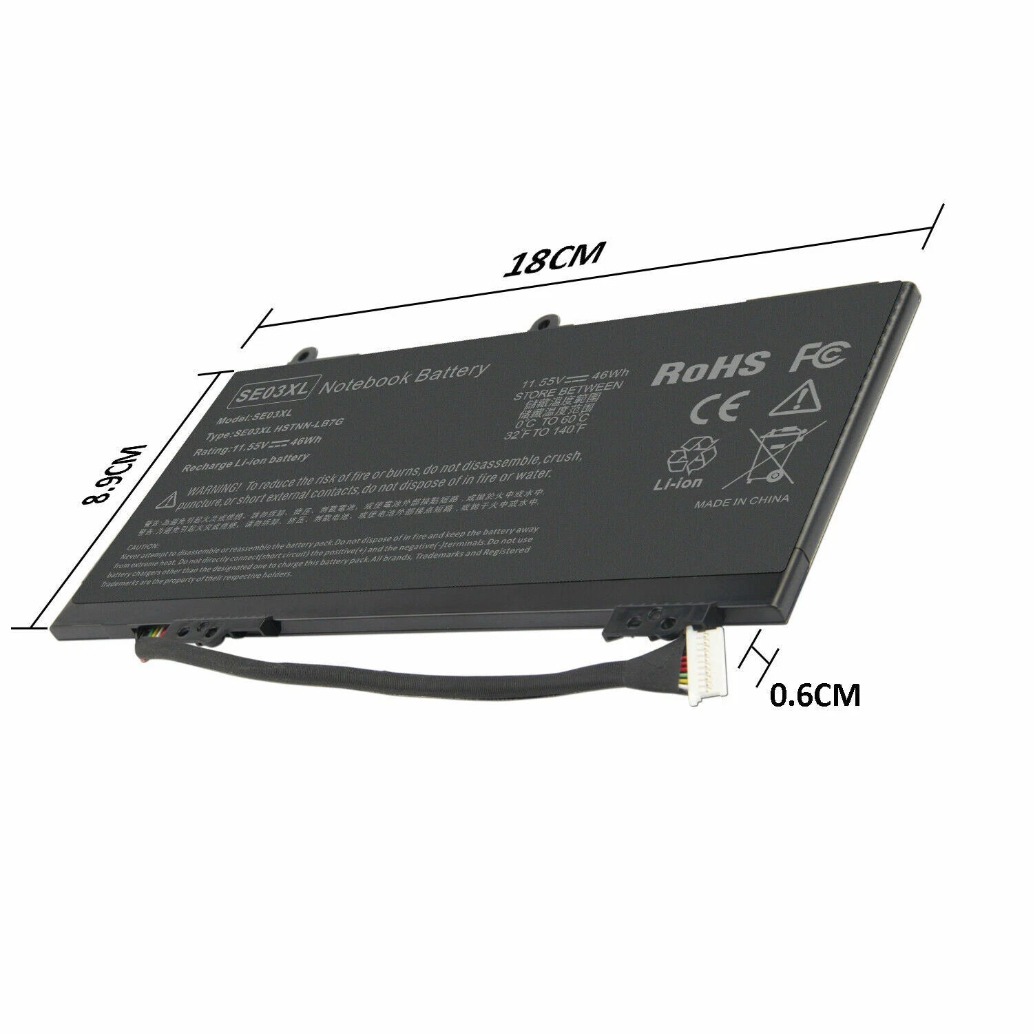 SE03XL Battery for HP Pavilion PC 14 AL Series HSTNN-LB7G 849568-421 849908-850