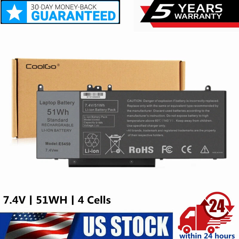 G5M10 Battery for DELL Latitude E5450 E5250 E5550 Notebook 15.6" WYJC2 /Charger