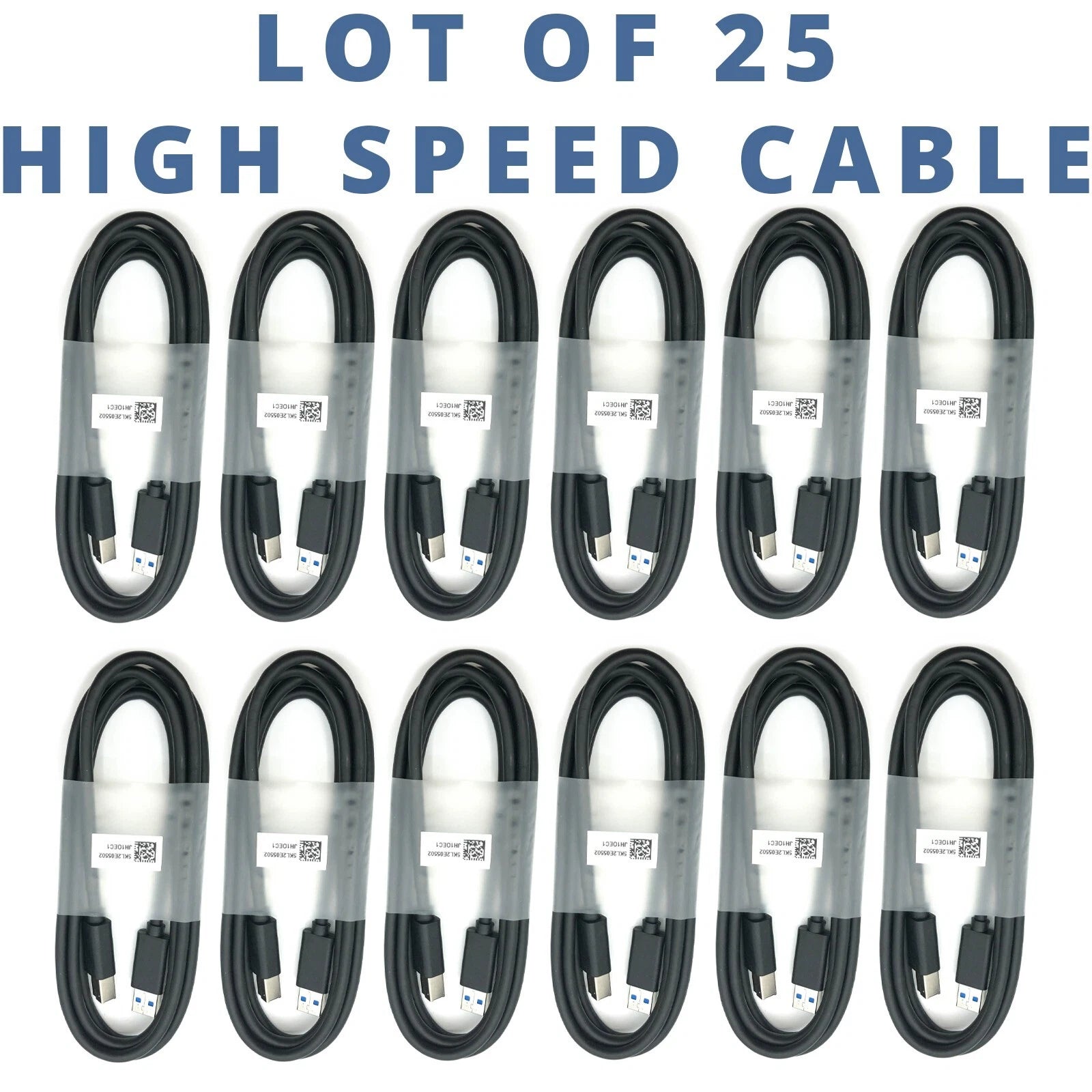 Lot of 25 6Ft Hight Quality Dell USB 3.0 Type A male to B male Superspeed Cable