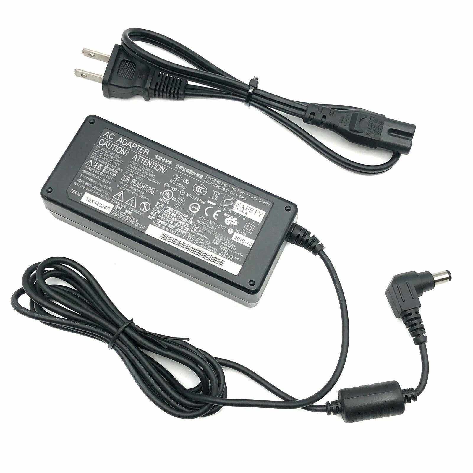 NEW Genuine Fujitsu 24V AC Adapter for Vizio VSB205 VSB200 VSB206 VSB207