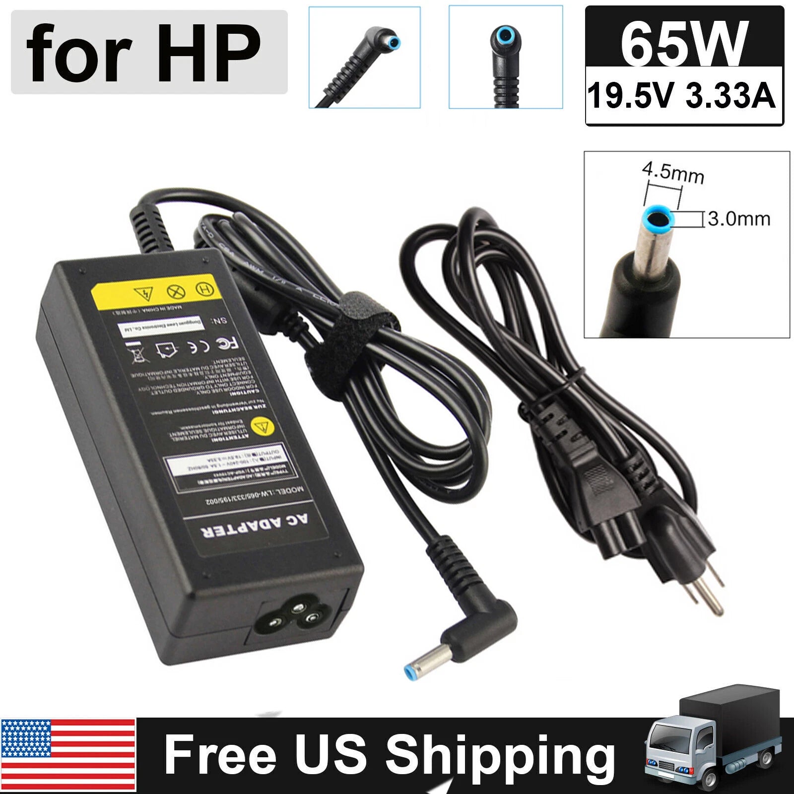AC Adapter Laptop Charger For HP Pavilion 11 13 14 15 17 Stream Envy 13 15 x360