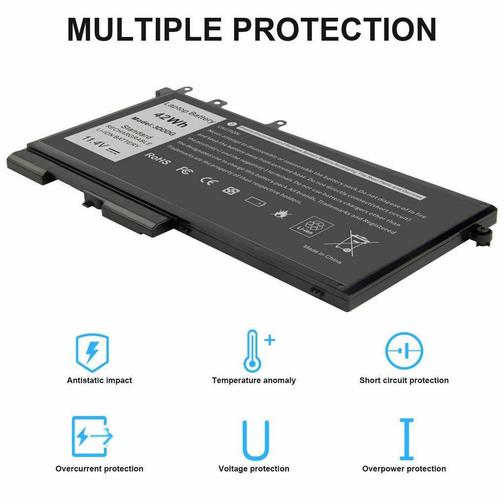3DDDG Battery for Dell Precision 3520 3530 Latitude E5280 E5480 E5490 5580 93FTF