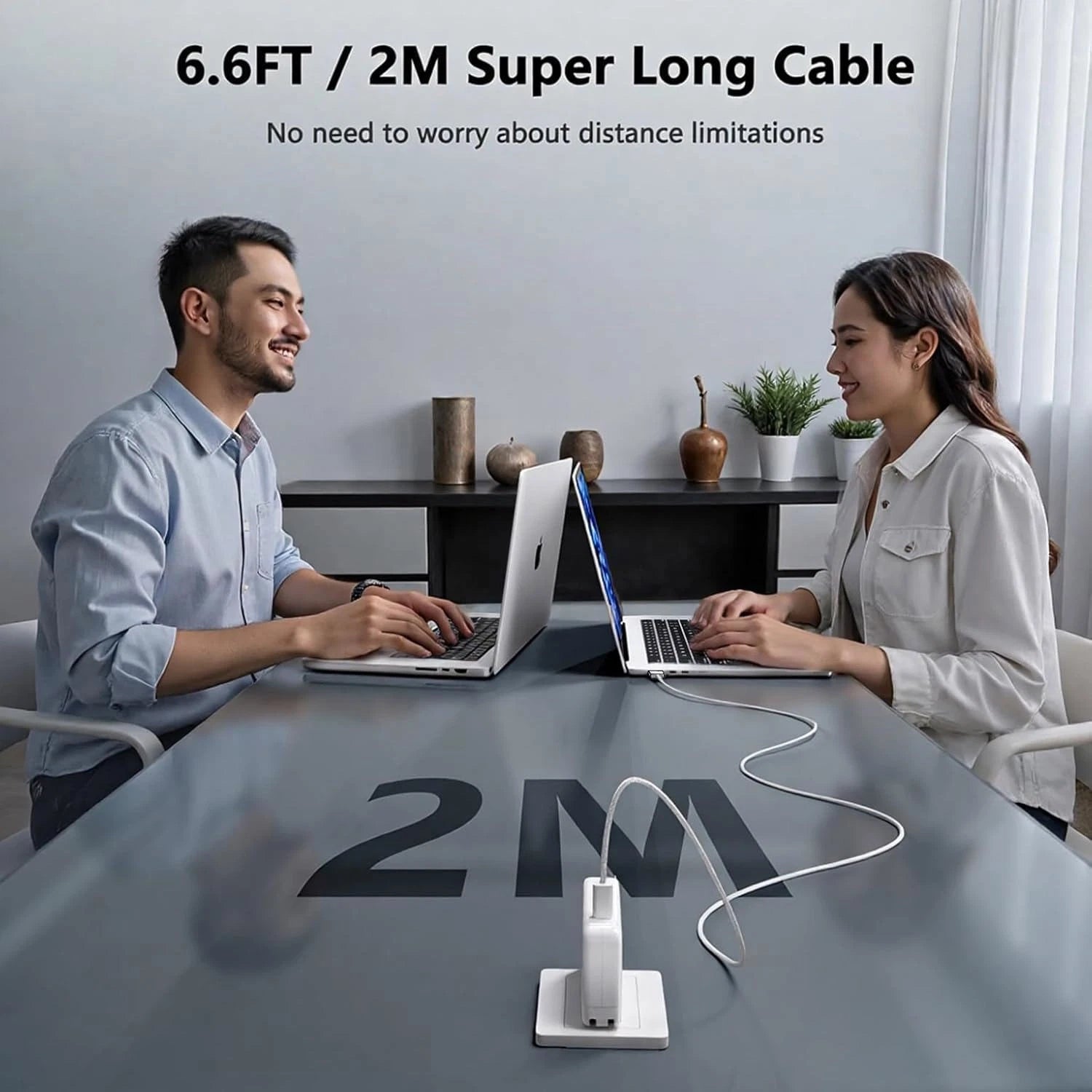 M1/M2/M3 MacBook Charger Power Adapter for Mac Book Air/Pro with 6FT USB C Cable