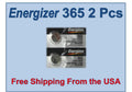 Button Cell Type 365 Battery Energizer 2 Pcs