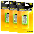 3pc Dog Collar Battery fits Tri-Tronics Field G3 1272800, 1281100 Rev.B Collars