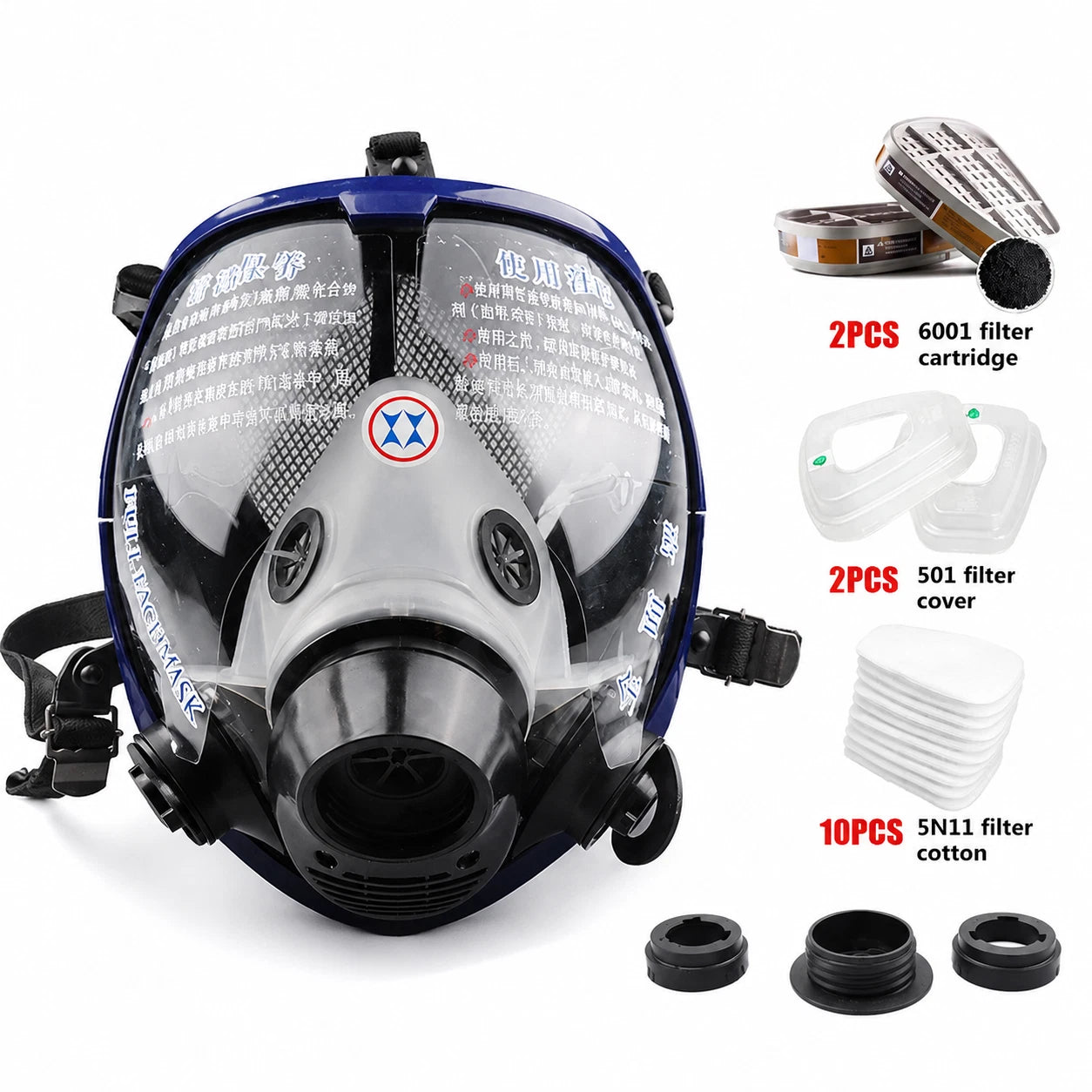 Facepiece Respirator Full Face Similar 6800 Gas Mask Suit For Painting Spraying