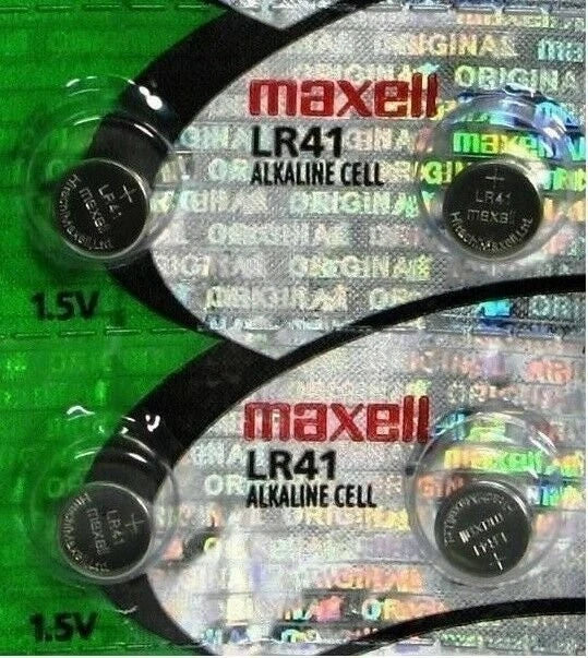 maxell Lr41 alkaline 1.5v battery watch/electronics 2 pack